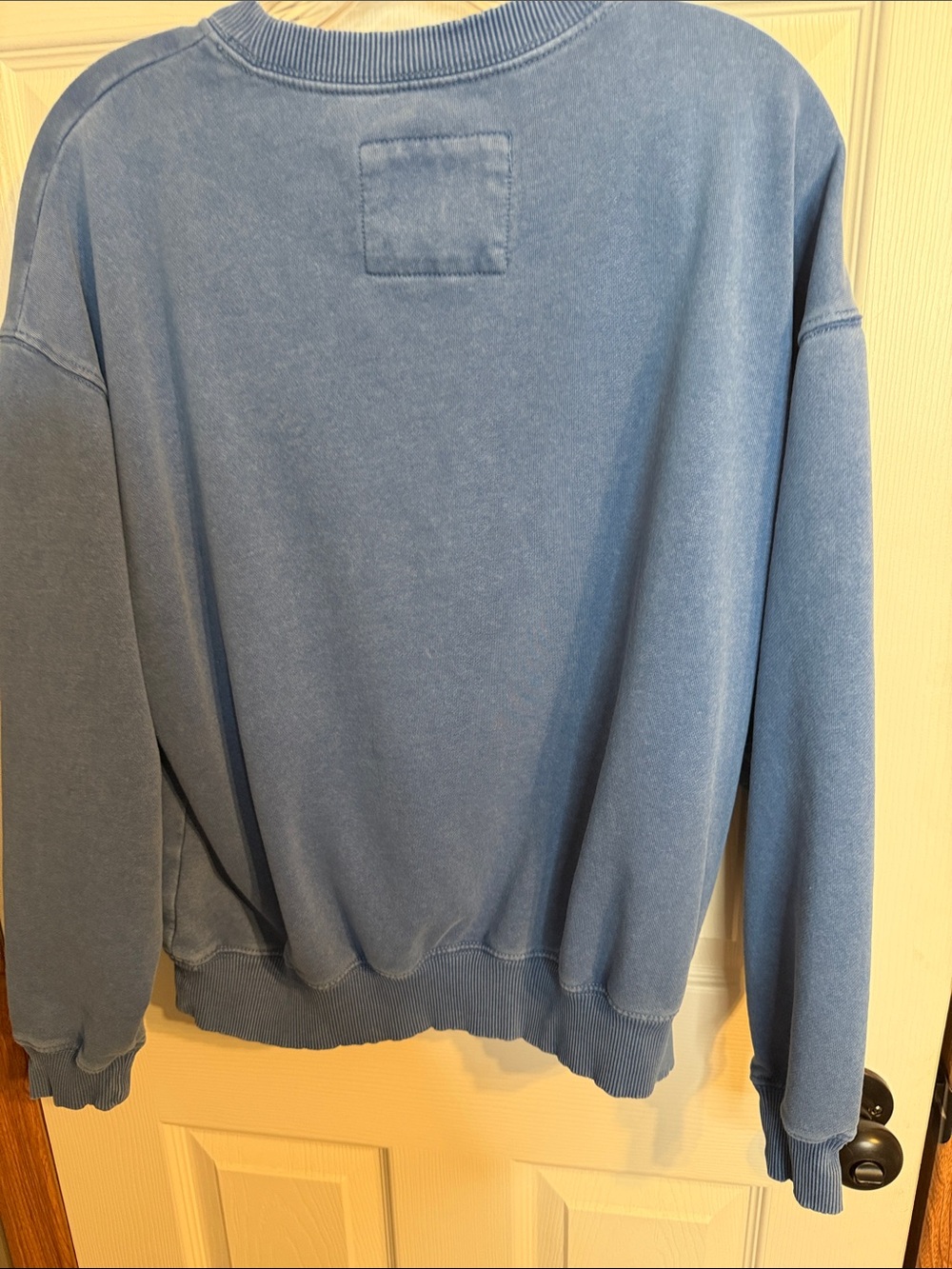 American Eagle Outfitters Blue 'West Coast 77' Crewneck Sweatshirt - Picture 6 of 6